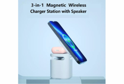 2 in 1 Bluetooth Speaker With Wireless Charge function